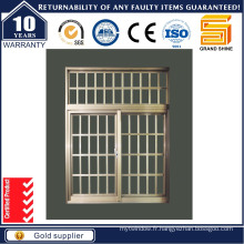 7790 Design Aluminium / Aluminium Alloy Horizontal Sliding Sash Fenêtre en verre